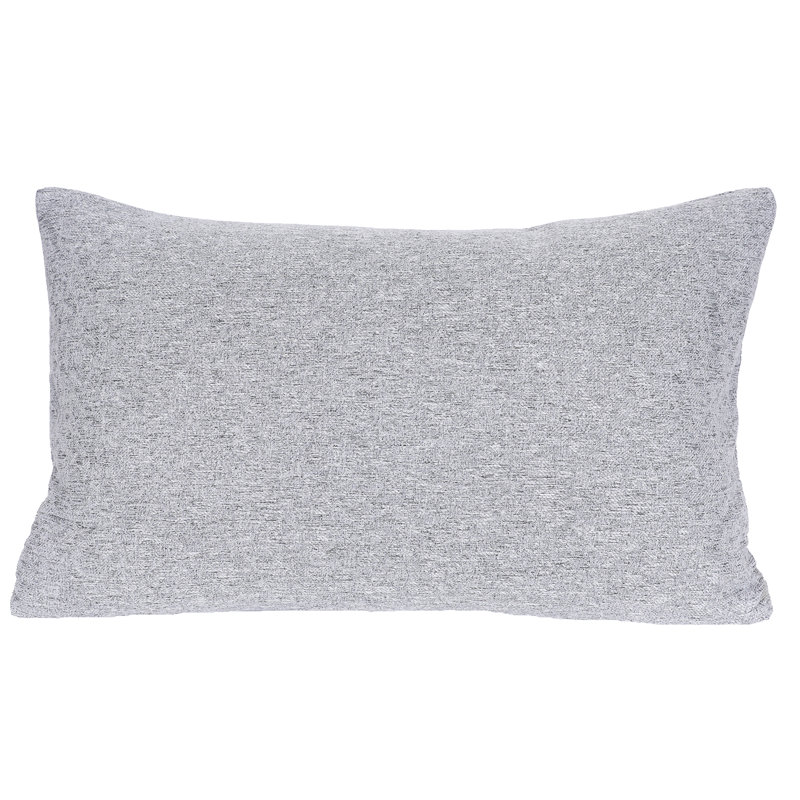 Reversible Throw Pillow, Gray