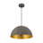 Kyrek 1-Light Iron Dome Pendant -2137744288-2139076442