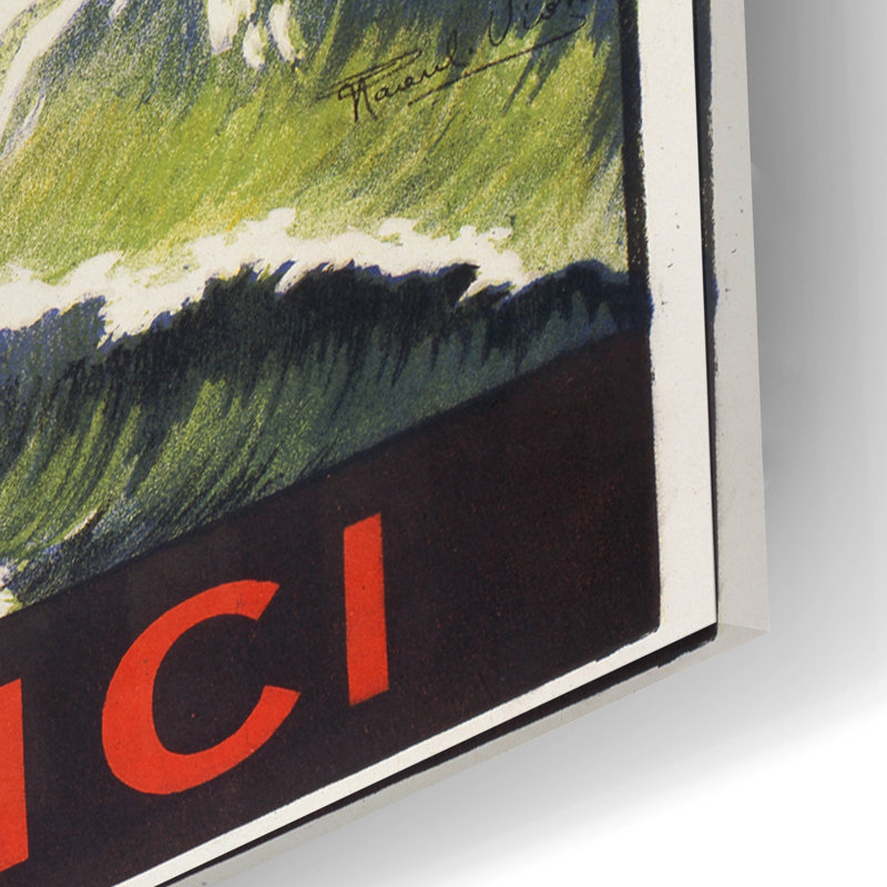 'La Mouette' by Vintage Posters, Acrylic Glass Wall Art, 16" H x 12" W x 0.13" D