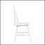 Ensemble de table de salle à manger blanche 5 pièces avec 4 chaises Windsor, style campagnard pour une salle à manger décontractée et élégante
