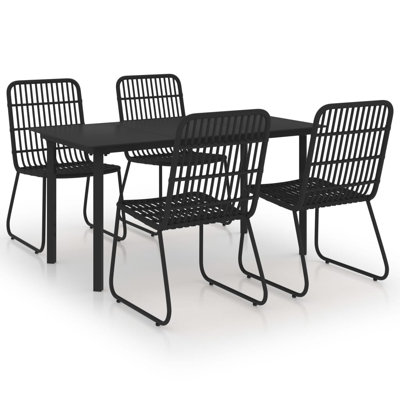 Eckenrode Rectangular 4 - Person Dining Set