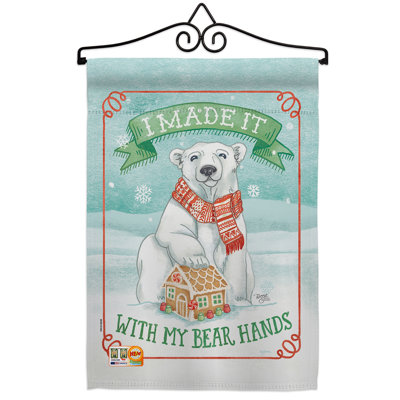 Double Sided 18.5'' H x 13'' W Polyester Animal Flag Set