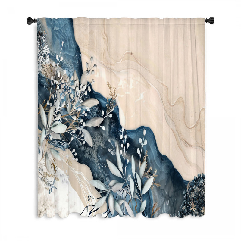Rideau transparent Ramzee, L 50 po x L 84 po