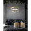2 - Light LED Wagon Wheel Pendant