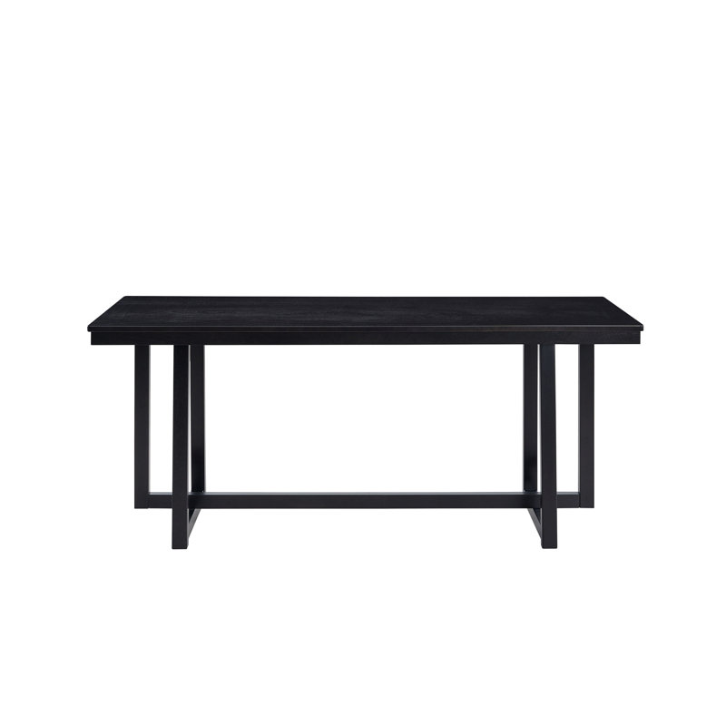 Kini Black Finish Dining Table