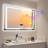 Led Bathroom Mirror With Lights, Wall-mounted With Bluetooth Speaker, Time & Date Display Anti-fog, 3 Color Temperature, Dimmable Brightness, Ip65 Waterproof, Tempered Glass, Frontlit & Backlit-1510807914