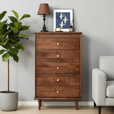 Retro multi-drawer storage storage accent chest