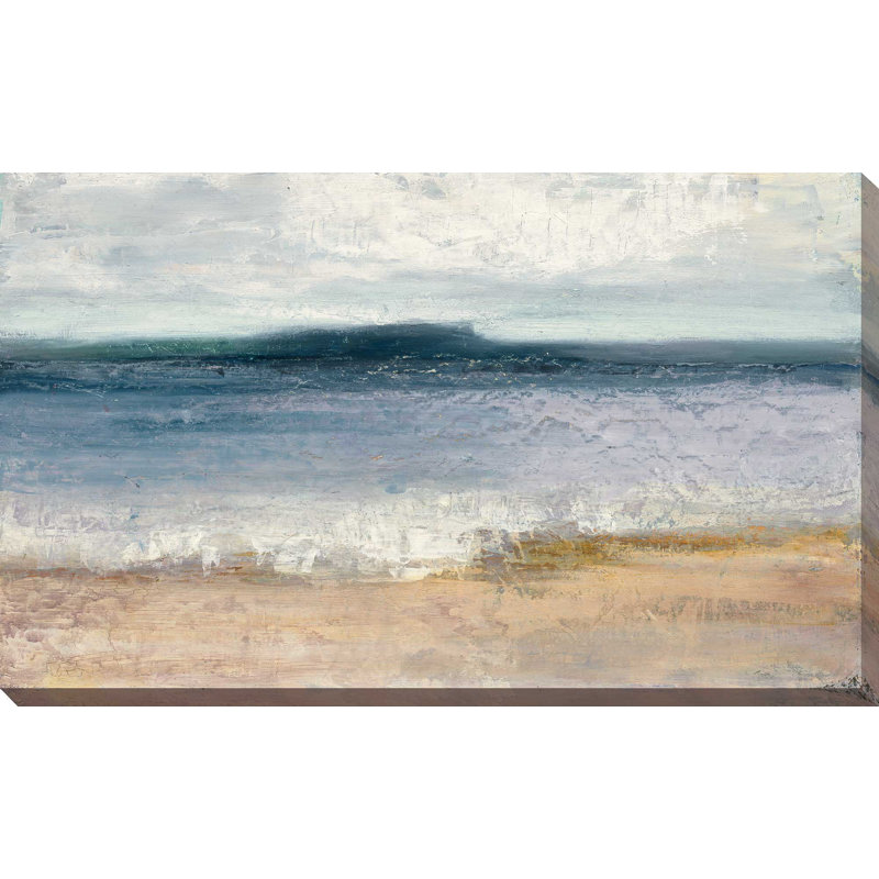 «Indigo Isle», reproduction de peinture acrylique sur toile, H 18 po x l 30 po x P 1 po, Toile tendue