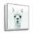 White Floater Framed