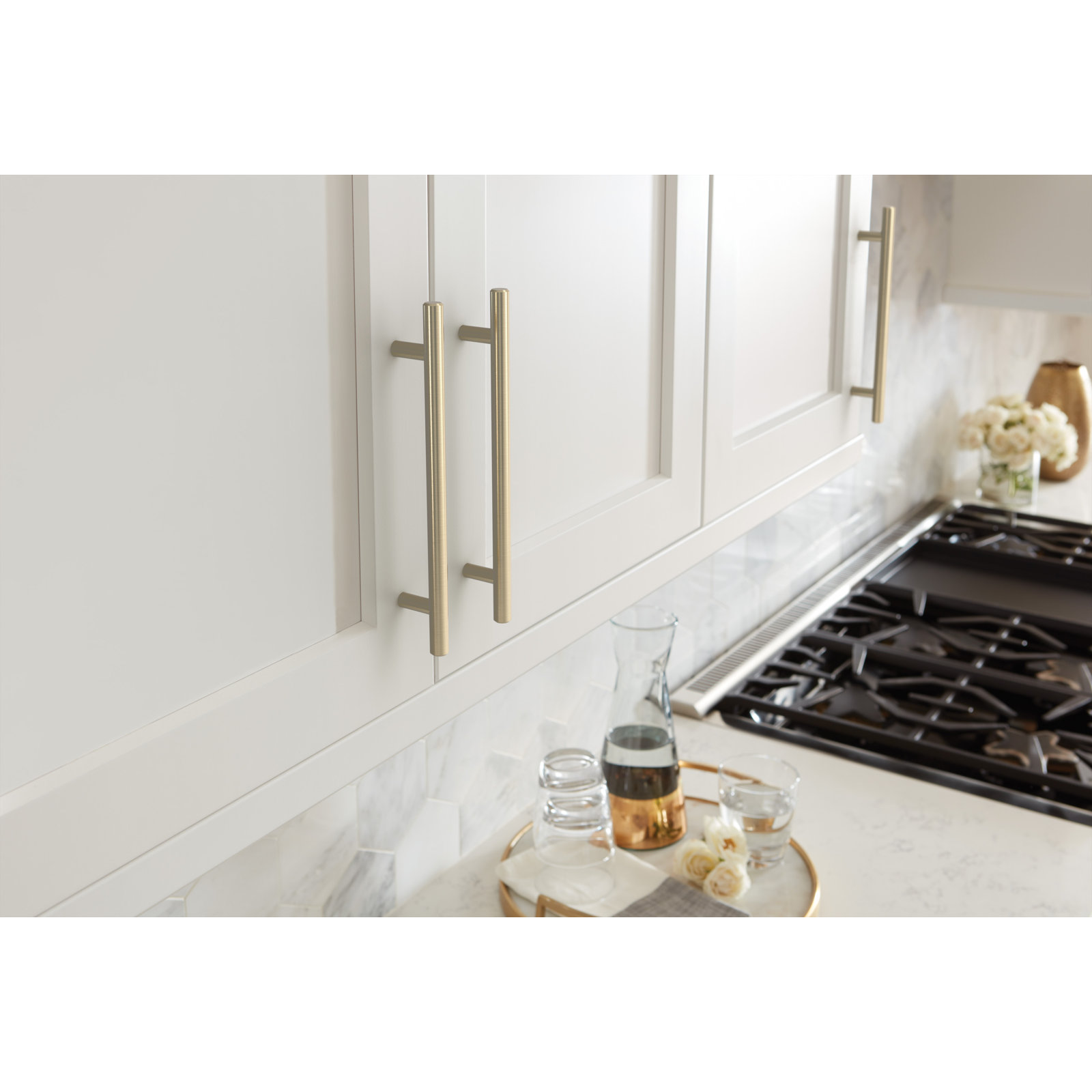 Bar Pulls Cabinet Pull, Golden Champagne, 6 5/16", 1