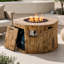 Table de foyer d'extérieur au gaz Adriyanna-1739328341