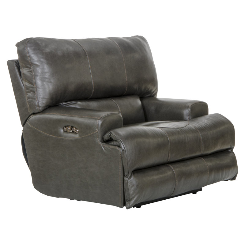 Fauteuil inclinable électrique Anjuman, Électrique, Oui, Acier véritable cuir
