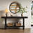 63" Solid Wood Console Table, Farmhouse Entryway Table For Hallway, Entrance, Living Room, Easy Assembly-908148888