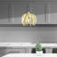 Luminaire suspendu en forme de dôme à 1 lumière Brighten-1366575806