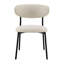 Ensemble de 2 chaises d'appoint Jirina Chenille