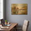 «Belle River, Ontario» par Stanton Manolakas, art mural en métal doré, 16 po x 12 po-1585475540
