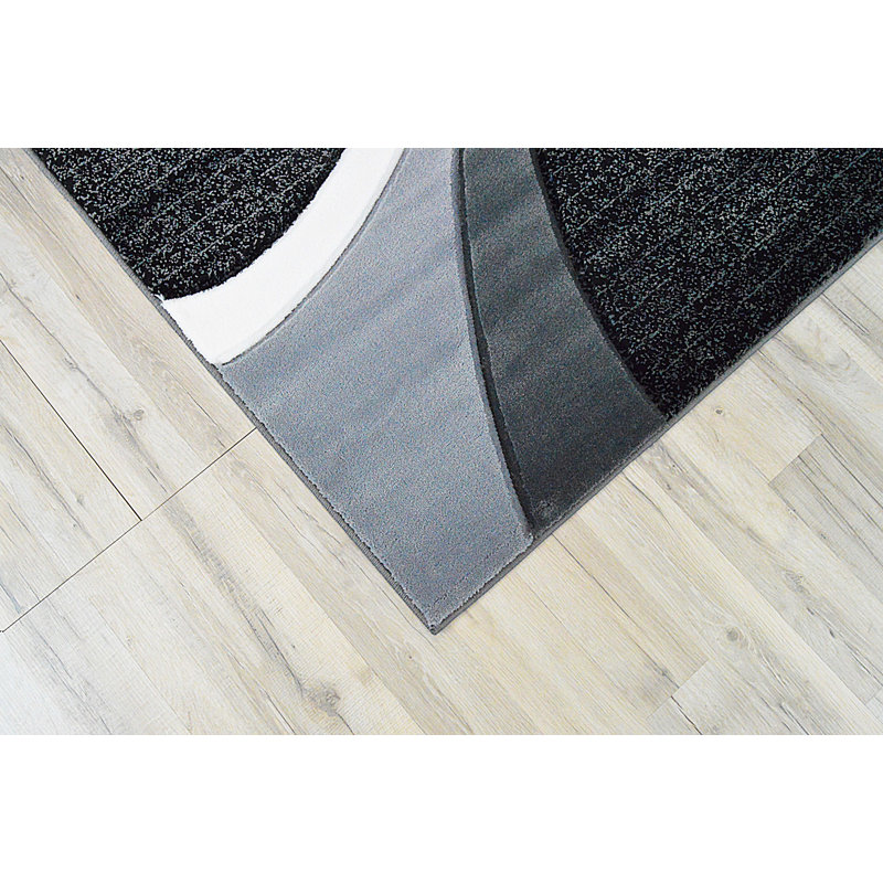 Mccampbell Abstract Indoor Rug, Runner 2' x 8'