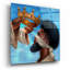 «Crown Me Lord Man» par Salaam, art mural en verre acrylique-909505217