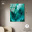 Art abstrait sarcelle texturé bleu sarcelle I par Art Remedy, prêt à être accroché-115045946