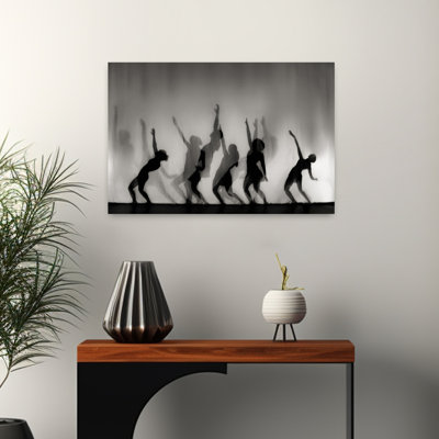 «Dance Is The Langage of the Soul», art mural abstrait contemporain