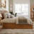 Richmond Solid Wood Platform Bed with Panel Footboard and Storage Drawers-96140406