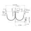 Hex® Palladian Widespread Lavatory Faucet-22327547