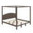 King Canopy Platform Bed With Headboard And Support Legs-1655224999