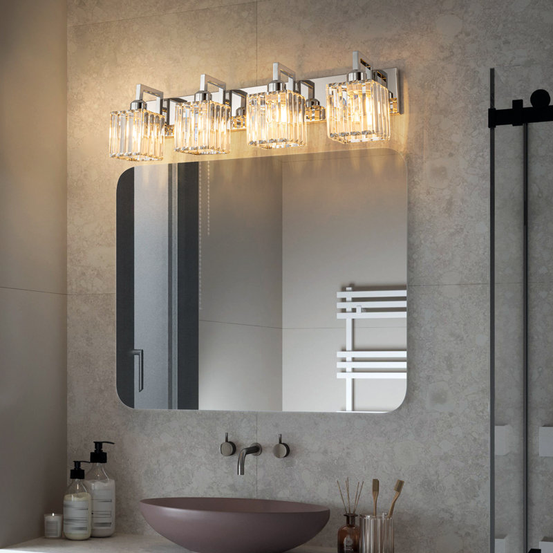 Kyneisha Vanity Light, Chrome, 4 Lights