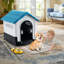 Niche pour chien en plastique avec porte Faunie, imperméable, plancher surélevé, facile à assembler-222328039