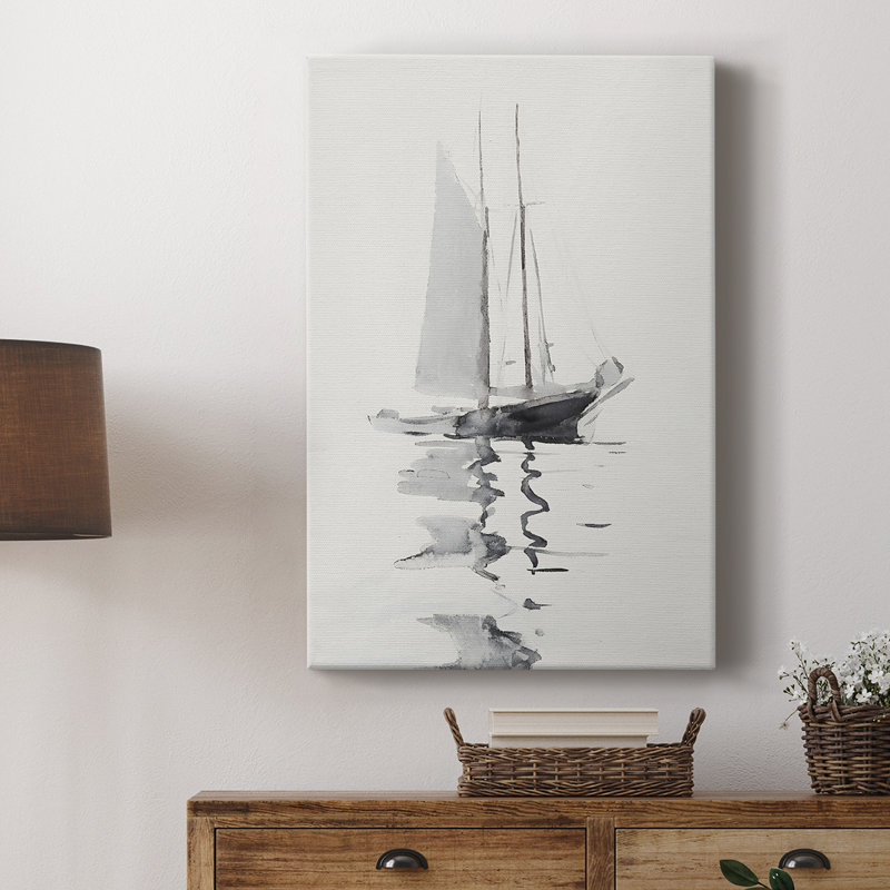 Impression nautique rétro XXI - galerie Cavas, H 48 po x l 32 po