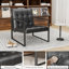 Chaise d'appoint avec repose-pieds