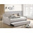 Upholstered Daybed with Twin Trundle