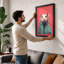 Rat In Turquoise Modern - Print-136682899-136682897