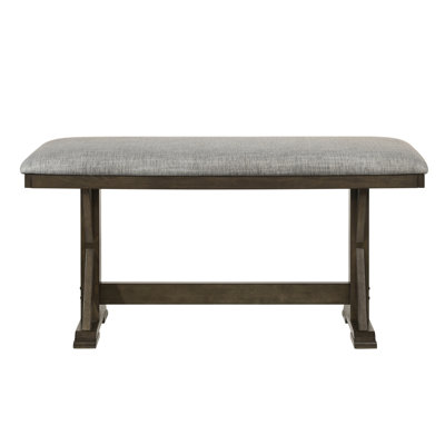Banc de salle à manger à hauteur de comptoir brun 1pc