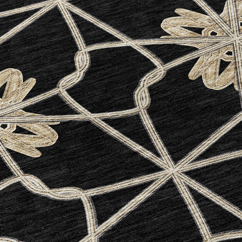  Chayden Area Rug with Non-Slip Backing, Rectangle 8' x 10'