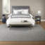 Ensembles de literie gris luxueux, édredon et courtepointe en polyester, style hôtel
