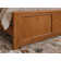 Amear Solid Wood Foundation Bed with Matching Footboard and Built-in USB Charger