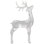 Standing Acrylic Deer Christmas Decoration - 15"