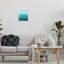 «Gradient Turquoise Brushed Composition» par Allie Corbin - peinture sur toile-831560249-831560248