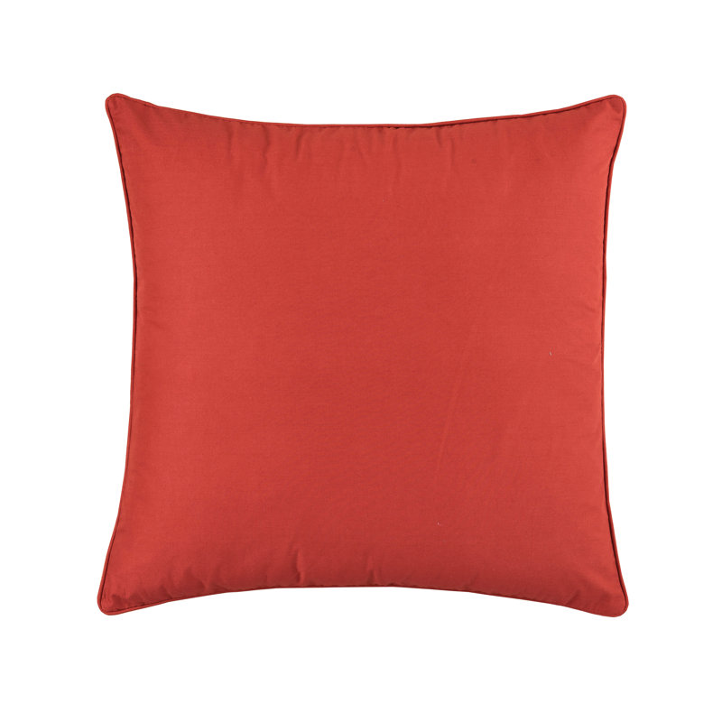 Bluewater Bay Cotton Euro Sham, Paprika