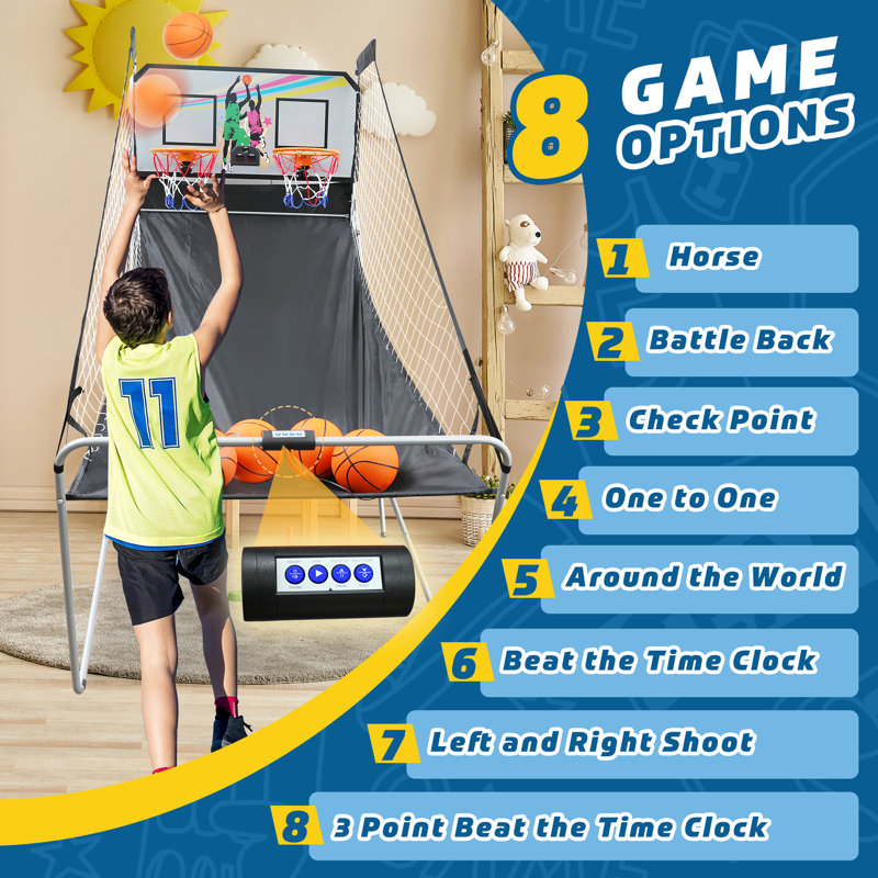 Family Basketball Arcade Game for Kids