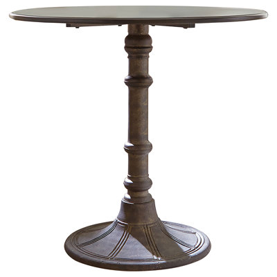 Fabrizzio Round 30-Inch Bistro Dining Table Bronze