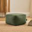 35cm Wide Square No Pattern Pouffe Ottoman-992751268
