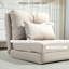 Fauteuil convertible convertible, canapé paresseux, canapé-lit pliant rembourré avec dossier réglable, structure en métal et coussins pour la chambre à coucher du salon