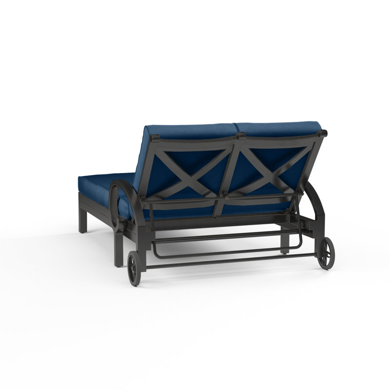 Méridienne double Monterey, Spectre indigo Sunbrella®