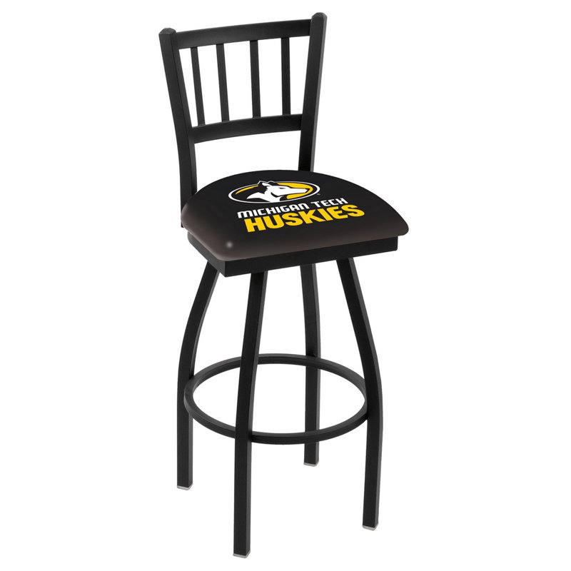 NCAA Swivel 25" Counter Stool, Michigan Technological University, 25" Height