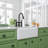 White Ceramic Farm Sink - Apron Undermount Deep Kitchen Single Bowl Stain- Interior Finish