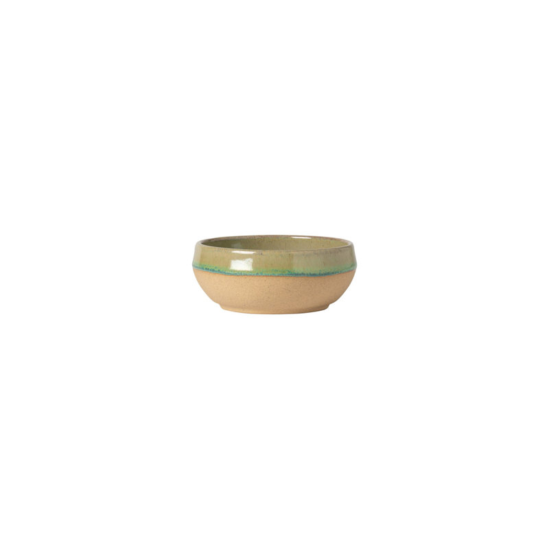 Marrakesh Handmade Stoneware Dessert Bowl, Eucalyptus