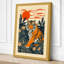 Tiger in Jungle Japandi - Wrapped Canvas-34168805-34168807