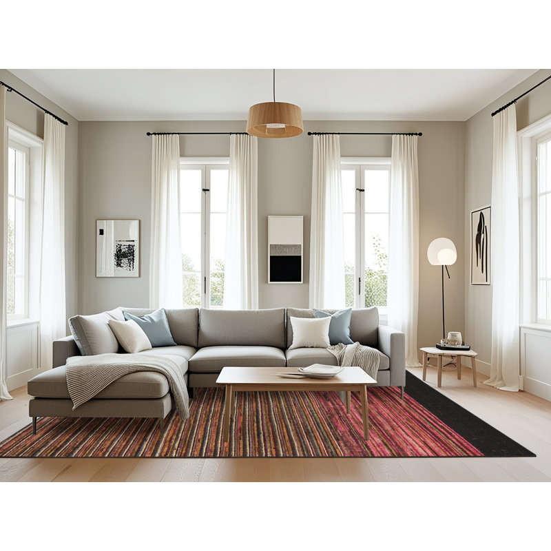 Tapis abstrait moderne 5187, Rectangle 8 pi x 10 pi